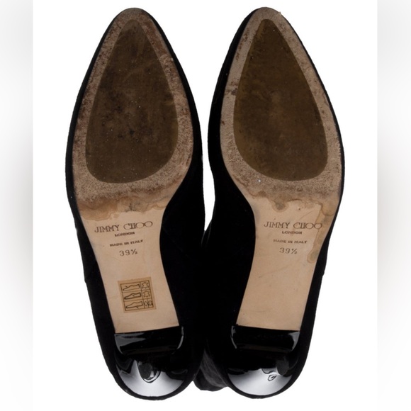 Jimmy Choo Giselle Black Suede Over the Knee Boots; size 9.5, EUC! - Picture 3 of 16